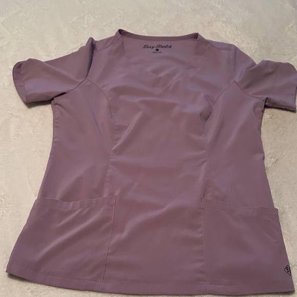 Easy Stretch Purple Scrub Set - Picture 2 of 4